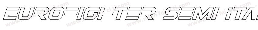 Eurofighter Semi Italic字体转换